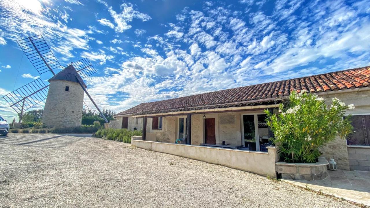 Les Curies, Ludogite Avec Piscine A Aujols Bagian luar foto