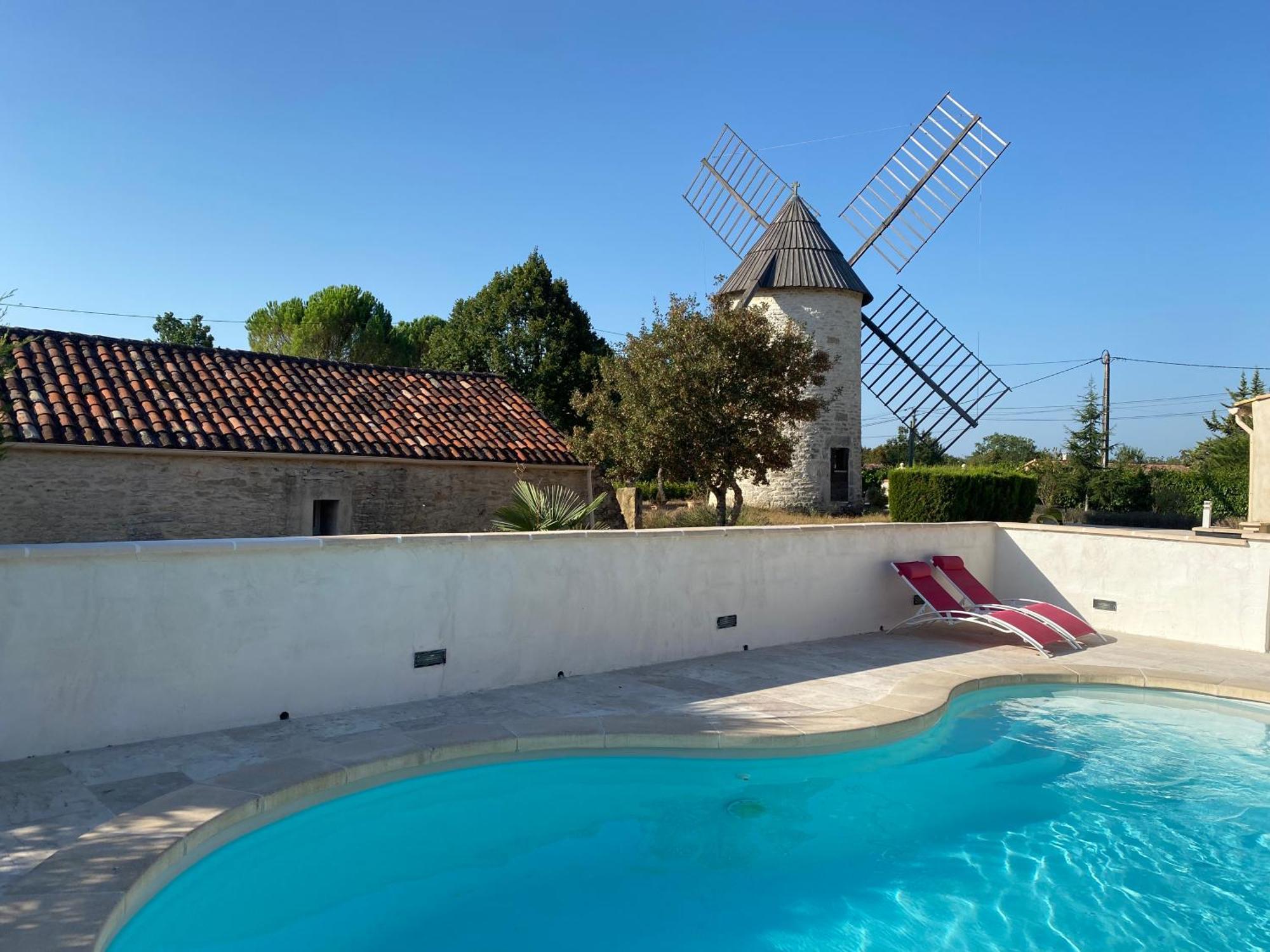 Les Curies, Ludogite Avec Piscine A Aujols Bagian luar foto